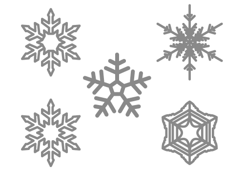 雪の結晶 イラスト