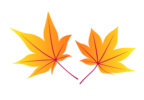 もみじ紅葉イラスト